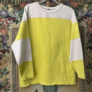 Free people yellow sweater